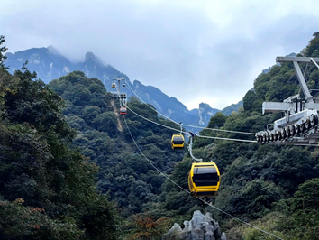 北起院河南灵宝汉山索道顺利竣工