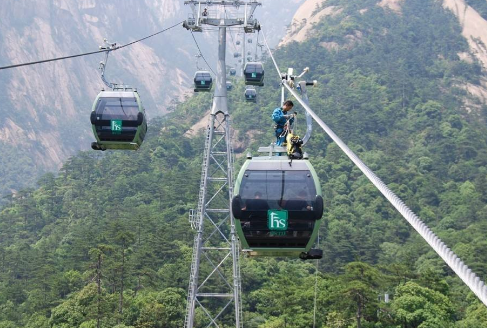 黄山黄山索道距离山顶还有多远