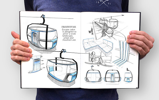 户外,交通,车,公园,滑到,索道, 工业设计,产品设计