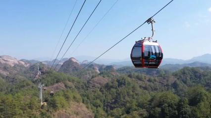 连城新景点抢先看!2300米冠豸山索道丨索桥丨玻璃栈道是这样的…