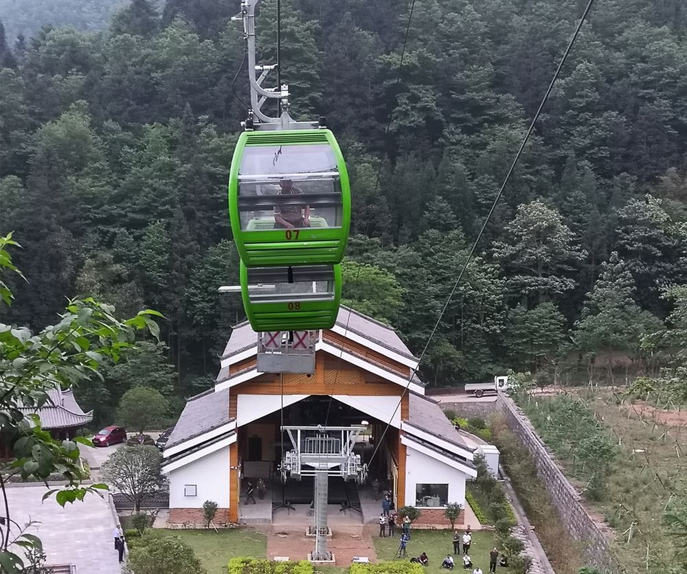 中国恩菲设计贵州六盘水娘娘山天山飞瀑索道投入运营